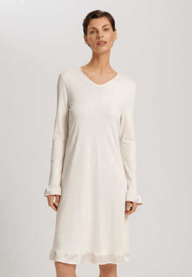 Claire Tencel™ And Cotton Nightgown | Misty White 74768-2123